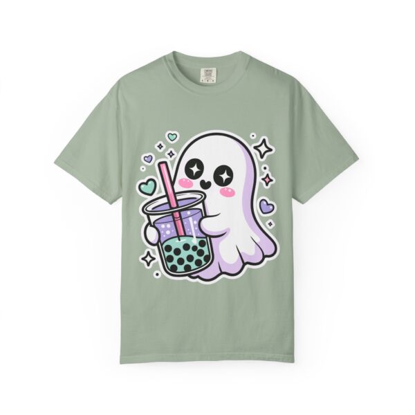 Cute Ghost Boba Tea T-Shirt – Kawaii Ghost Bubble Tea Shirt | Funny Spooky Cute Graphic Tee
