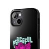 Peaceful Mind Angel Graphic iPhone Case – Chamuel Celestial Art | Angelcore Aesthetic