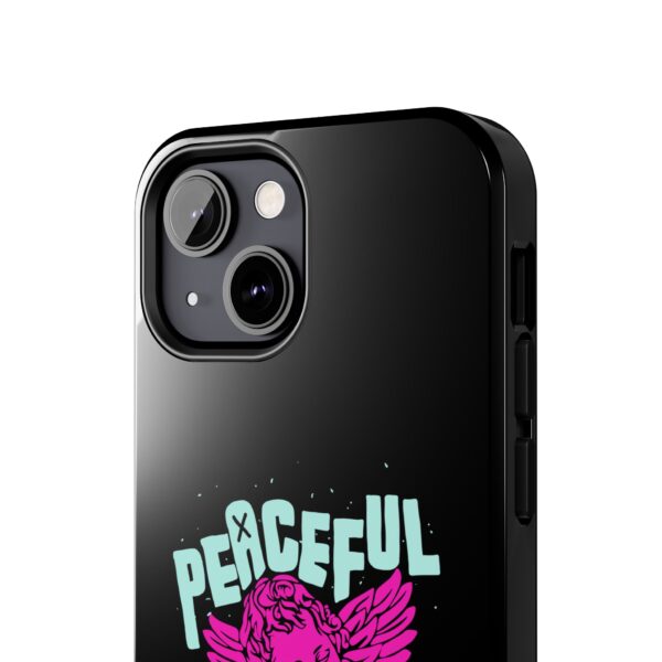 Peaceful Mind Angel Graphic iPhone Case – Chamuel Celestial Art | Angelcore Aesthetic