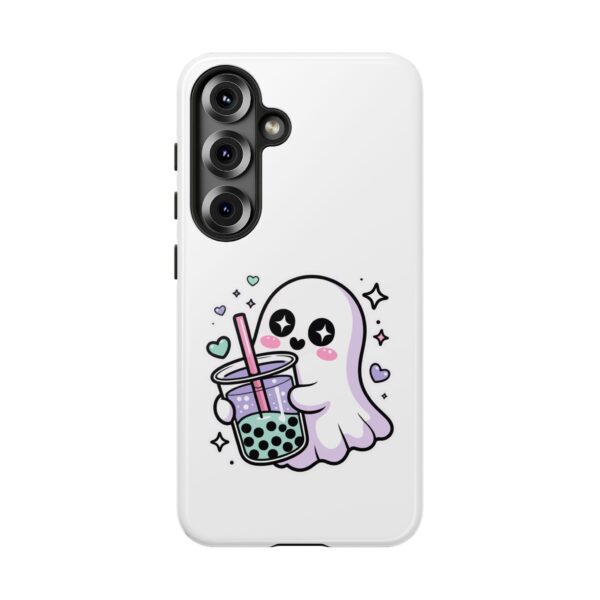 12921939446420844802_2048.jpeg Cute Ghost Boba Phone Case – Kawaii Bubble Tea Ghost Cover | Spooky Cute Aesthetic Case