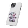 Pastel Goth Teddy Bear Phone Case – Creepy Cute Winged Bear with Scythe | Kawaii Goth Aesthetic Case