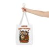 Halloween Dog Tote Bag — Dog Lover “Furever Family Halloween” Autumn Pumpkin Pet Tote