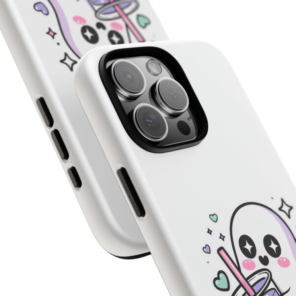 13637956598285318794_2048.jpeg Cute Ghost Boba Phone Case – Kawaii Bubble Tea Ghost Cover | Spooky Cute Aesthetic Case