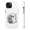 1374661164484047636_2048.jpeg Cute Ghost Boba Phone Case – Kawaii Bubble Tea Ghost Cover | Spooky Cute Aesthetic Case