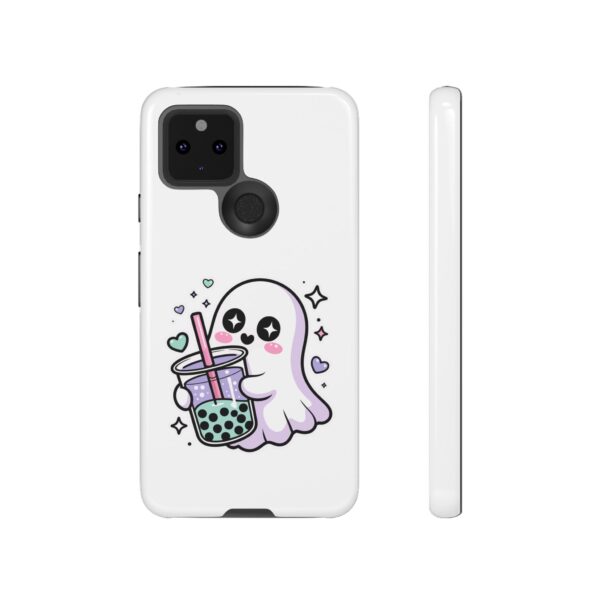 13858115453262361222_2048.jpeg Cute Ghost Boba Phone Case – Kawaii Bubble Tea Ghost Cover | Spooky Cute Aesthetic Case