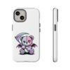 Pastel Goth Teddy Bear Phone Case – Creepy Cute Winged Bear with Scythe | Kawaii Goth Aesthetic Case