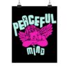Retro Angel Poster – Pastel Aesthetic Angelcore Wall Art | Cute Vintage Angel Room Decor