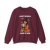 Witch Girl with Pumpkin & Dog Sweatshirt — Cute Halloween Crewneck