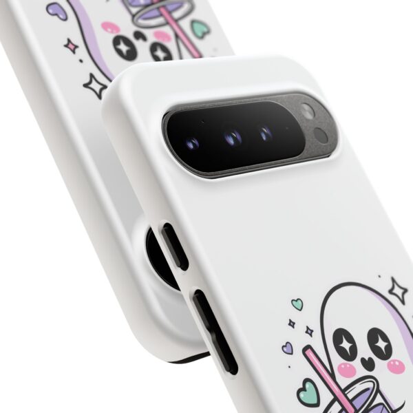 14113392082433791567_2048.jpeg Cute Ghost Boba Phone Case – Kawaii Bubble Tea Ghost Cover | Spooky Cute Aesthetic Case