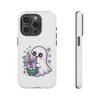 14224685560609801723_2048.jpeg Cute Ghost Boba Phone Case – Kawaii Bubble Tea Ghost Cover | Spooky Cute Aesthetic Case