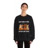Funny Dog Halloween Sweatshirt – Happy Howl-O-Ween Dog Costume Graphic Sweatshirt | Cute Dog Halloween Party Sweatshirt