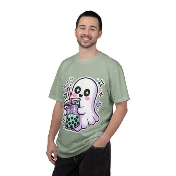 Cute Ghost Boba Tea T-Shirt – Kawaii Ghost Bubble Tea Shirt | Funny Spooky Cute Graphic Tee