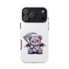 Pastel Goth Teddy Bear Phone Case – Creepy Cute Winged Bear with Scythe | Kawaii Goth Aesthetic Case