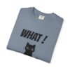 Funny Cat Graphic Tee – Spilled Coffee “What..” Shirt | Cute Cat Meme T-Shirt | Aesthetic Streetwear