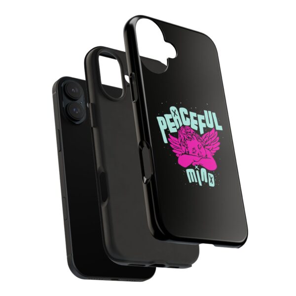 Peaceful Mind Angel Graphic iPhone Case – Chamuel Celestial Art | Angelcore Aesthetic