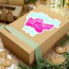 Retro Angel Sticker – Pastel Aesthetic Angelcore Vinyl Sticker | Cute Laptop & Water Bottle Decal