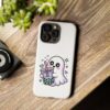 14905448939915385670_2048.jpeg Cute Ghost Boba Phone Case – Kawaii Bubble Tea Ghost Cover | Spooky Cute Aesthetic Case