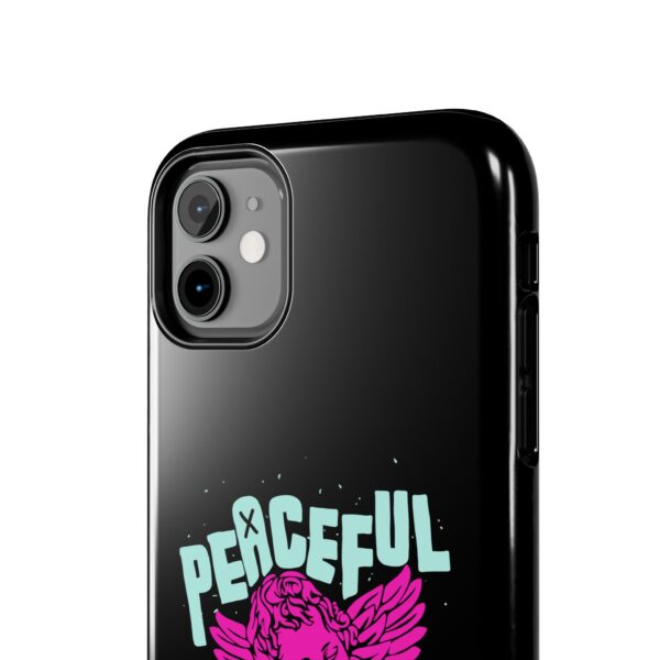 Peaceful Mind Angel Graphic iPhone Case – Chamuel Celestial Art | Angelcore Aesthetic
