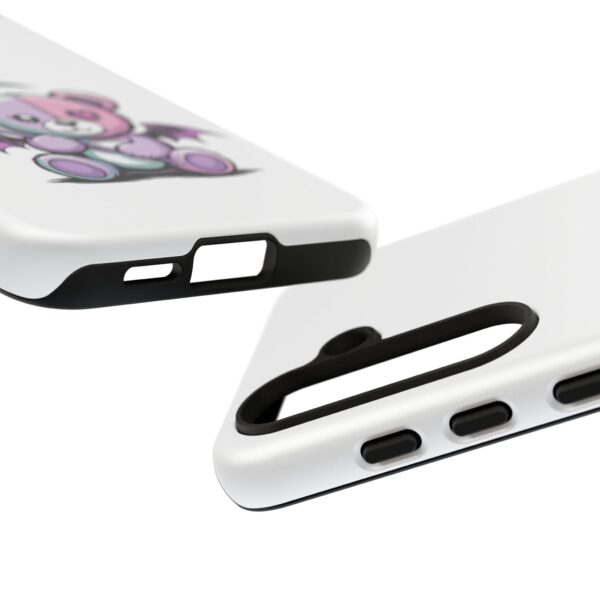 Pastel Goth Teddy Bear Phone Case – Creepy Cute Winged Bear with Scythe | Kawaii Goth Aesthetic Case