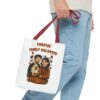 Halloween Dog Tote Bag — Dog Lover “Furever Family Halloween” Autumn Pumpkin Pet Tote