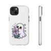 15146290314554259419_2048.jpeg Cute Ghost Boba Phone Case – Kawaii Bubble Tea Ghost Cover | Spooky Cute Aesthetic Case