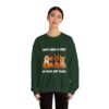 Funny Dog Halloween Sweatshirt – Happy Howl-O-Ween Dog Costume Graphic Sweatshirt | Cute Dog Halloween Party Sweatshirt