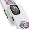 Pastel Goth Teddy Bear Phone Case – Creepy Cute Winged Bear with Scythe | Kawaii Goth Aesthetic Case