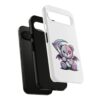 Pastel Goth Teddy Bear Phone Case – Creepy Cute Winged Bear with Scythe | Kawaii Goth Aesthetic Case