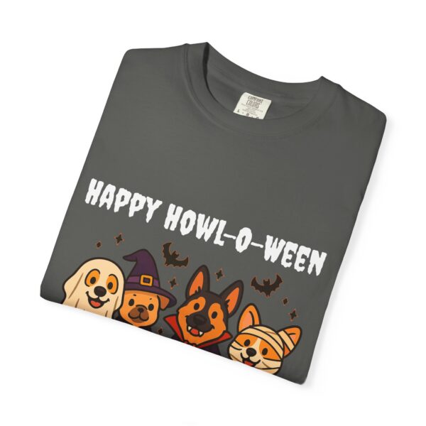 Funny Dog Halloween Shirt – Happy Howl-O-Ween Dog Costume Graphic Tee | Cute Dog Halloween Party Shirt