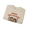 Halloween Family Sweatshirt — “Furever Family Halloween” Couple & Dog Pumpkin Crewneck