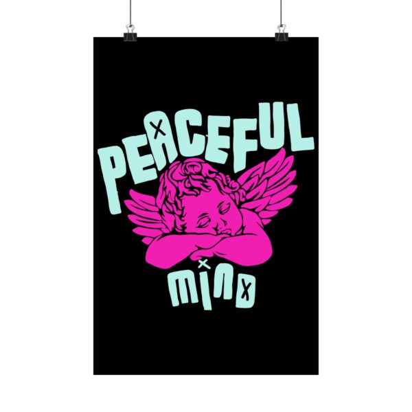 Retro Angel Poster – Pastel Aesthetic Angelcore Wall Art | Cute Vintage Angel Room Decor