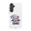Pastel Goth Teddy Bear Phone Case – Creepy Cute Winged Bear with Scythe | Kawaii Goth Aesthetic Case