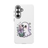 16190421421626202576_2048.jpeg Cute Ghost Boba Phone Case – Kawaii Bubble Tea Ghost Cover | Spooky Cute Aesthetic Case