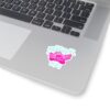 Retro Angel Sticker – Pastel Aesthetic Angelcore Vinyl Sticker | Cute Laptop & Water Bottle Decal