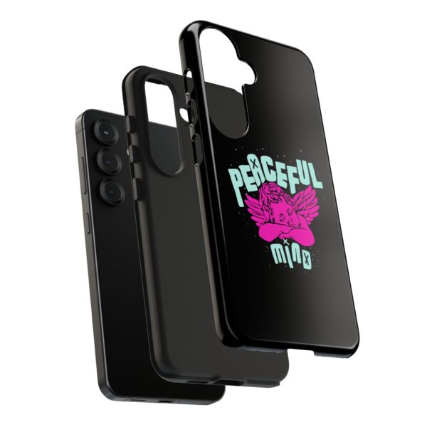 Peaceful Mind Angel Graphic iPhone Case – Chamuel Celestial Art | Angelcore Aesthetic