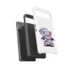 Pastel Goth Teddy Bear Phone Case – Creepy Cute Winged Bear with Scythe | Kawaii Goth Aesthetic Case