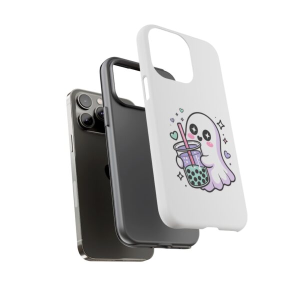 16810460082301601228_2048.jpeg Cute Ghost Boba Phone Case – Kawaii Bubble Tea Ghost Cover | Spooky Cute Aesthetic Case
