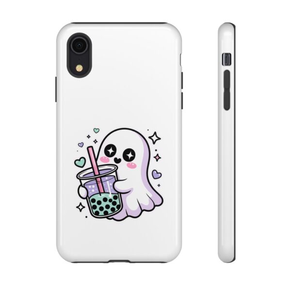 17190428790673041979_2048.jpeg Cute Ghost Boba Phone Case – Kawaii Bubble Tea Ghost Cover | Spooky Cute Aesthetic Case