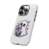 17658452570799392610_2048.jpeg Cute Ghost Boba Phone Case – Kawaii Bubble Tea Ghost Cover | Spooky Cute Aesthetic Case