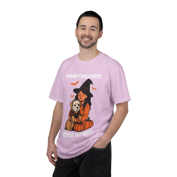 Spooky Rescue Dog Mom Shirt – Halloween Witch Dog Lover Tee | Funny Rescue Dog Mom Gift