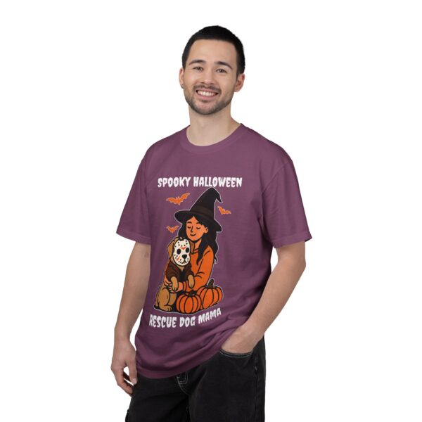 Spooky Rescue Dog Mom Shirt – Halloween Witch Dog Lover Tee | Funny Rescue Dog Mom Gift