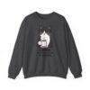 17871847346115861691_2048.jpeg Funny Cat Coffee Sweatshirt – Coffee Because Murder Is Wrong | Sarcastic Cat Lover Graphic