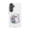 18337845667598136682_2048.jpeg Cute Ghost Boba Phone Case – Kawaii Bubble Tea Ghost Cover | Spooky Cute Aesthetic Case