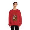 Halloween Family Sweatshirt — “Furever Family Halloween” Couple & Dog Pumpkin Crewneck