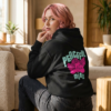 Pastel aesthetic retro angel graphic hoodie with cute angel illustration and streetwear style