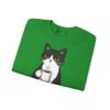 2059865212258120814_2048.jpeg Funny Cat Coffee Sweatshirt – Coffee Because Murder Is Wrong | Sarcastic Cat Lover Graphic