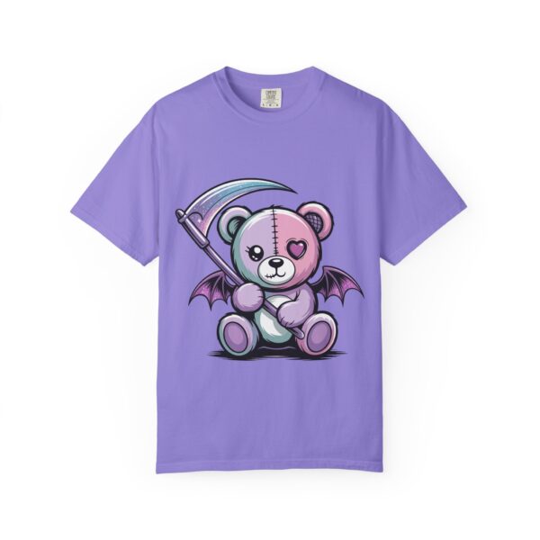 Pastel Goth Teddy Bear T-Shirt – Cute Dark Aesthetic Bear with Scythe | Creepy Cute Kawaii Goth Graphic