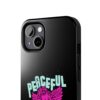 Peaceful Mind Angel Graphic iPhone Case – Chamuel Celestial Art | Angelcore Aesthetic