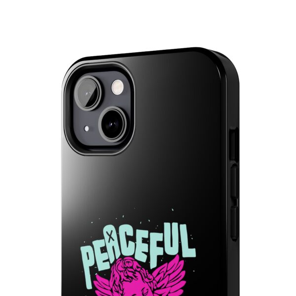Peaceful Mind Angel Graphic iPhone Case – Chamuel Celestial Art | Angelcore Aesthetic