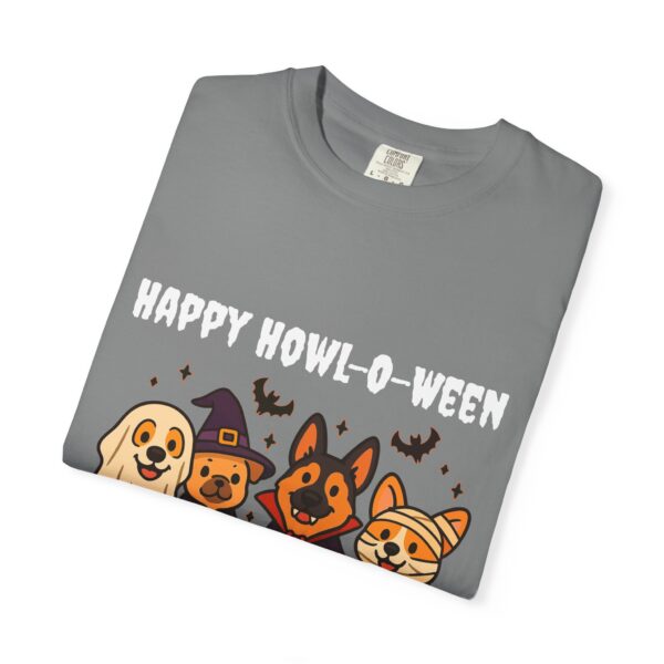 Funny Dog Halloween Shirt – Happy Howl-O-Ween Dog Costume Graphic Tee | Cute Dog Halloween Party Shirt